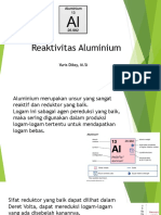 Reaktivitas Aluminium