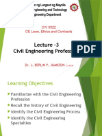 Lecture-3 Civil Engineering Profession