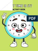 What Time Is It Activity Book - Read and Draw