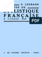 E.legrand - Methode de Stylistique Française (Livres de L'élève Et Du Maître) - J de Gigord (1964)