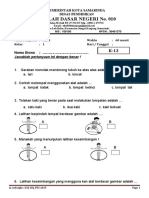 Soal PJOK Kls 1