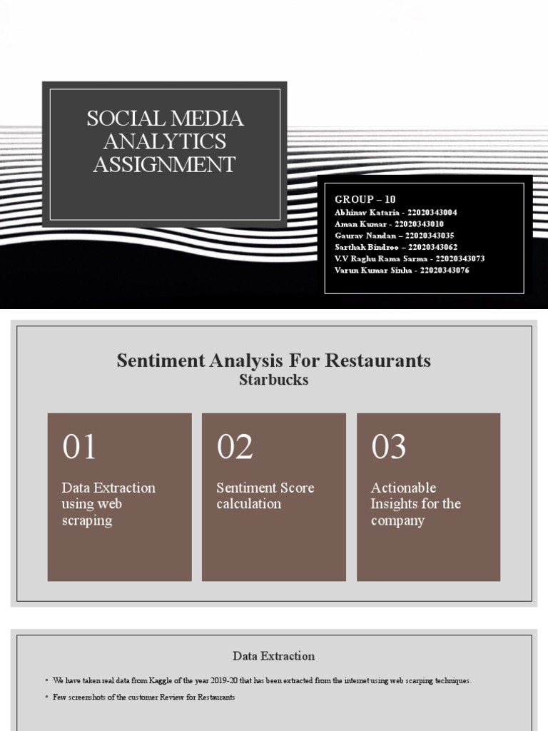 Social Media Analytics Assignment | PDF | Analytics | Computing