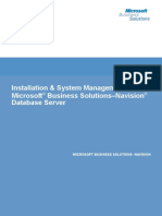 Installation & System Management: Microsoft Business Solutions-Navision Database Server