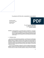 La primacía del derecho comunitario: Un análisis de la perspectiva española