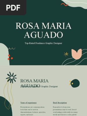 Green Playful Organic Freelance Graphic Designer Marketing Presentation 1 1 1 1