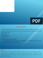 Ecuación de Bernoulli: Flujo sin fricción