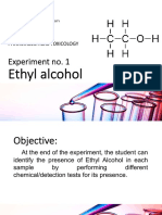 PHCT311 Experiment 1 - Ethyl Alcohol Postlab