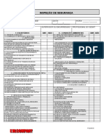 Check List Inspeção de Segurança