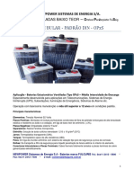 CATALOGO BATERIAS VENTILADAS OPzS -Rev G