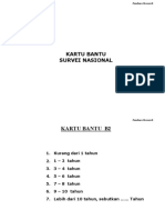 Kartu Bantu Survei Nasional - Pandawa Research - Sept 2021