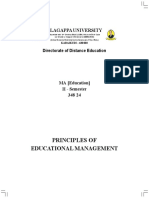 PG M.A. Education 348 24 Principles of Educational Management Sem II MA (Edu)