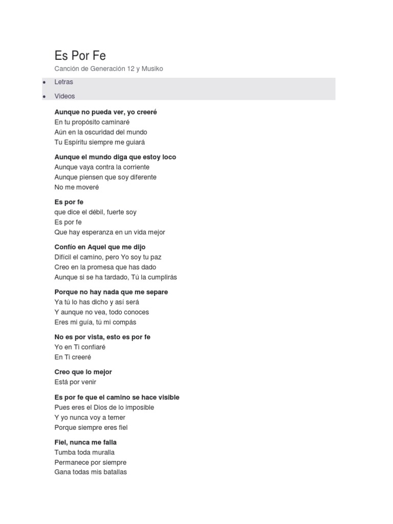 Letras de 