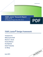 TOEFL Junior Design Framework EJ1109688