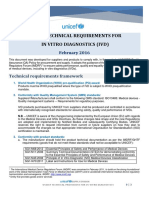 Technical Requirements in Vitro Diagnostics (IVD)