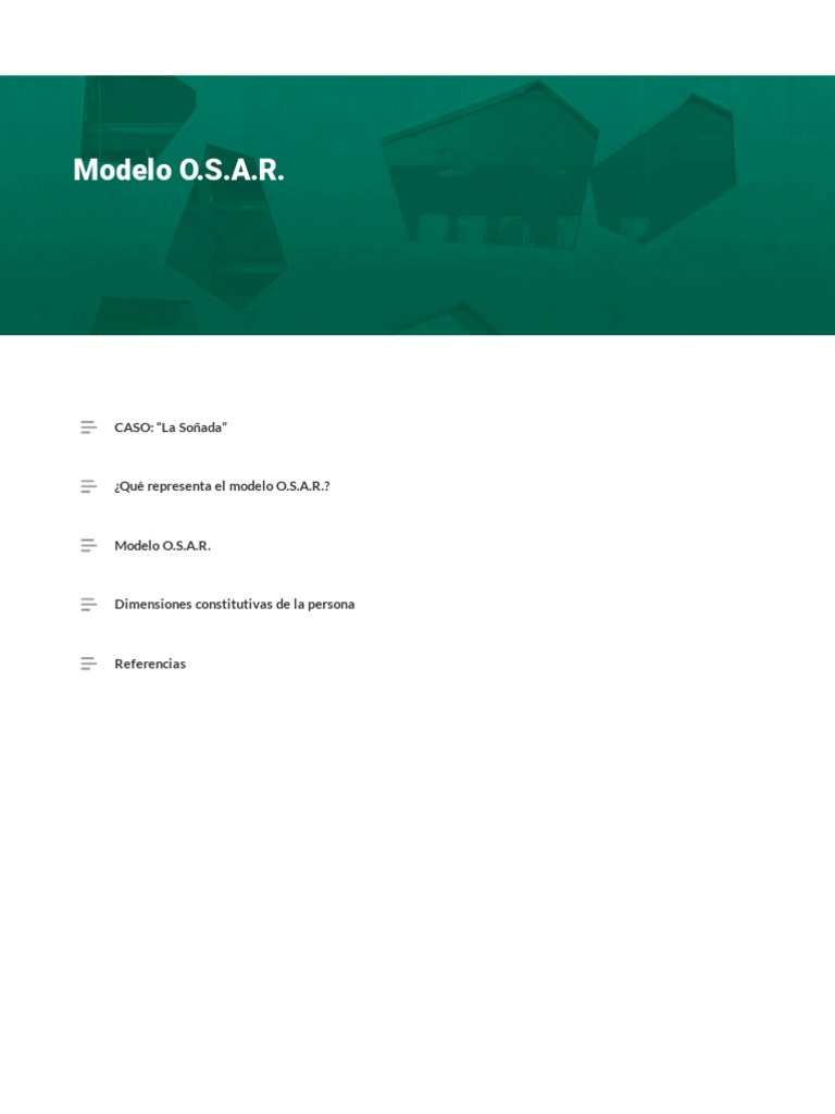 Aplicación del Modelo O.S.A.R. en Coaching | PDF | Aprendizaje | Mente