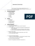 Determine Peroxide Value