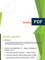 Invers Matriks