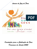 Orientacoes Sobre A Celebracao Da Fase Diocesana Do Sinodo 2023 2