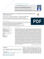 Engineering Characteristics of Compressed Earth Blocks Stabilized With Cement and Fly Ash