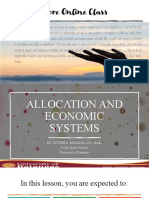 Allocation and Economic Systems