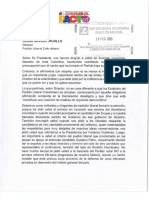 Carta Al Expresidente César Gaviria