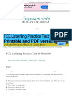 FCE Listening Practice Test 16 