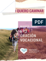 Oracion Vocacional Marzo 2022