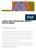 ¿CÓMO SE VIVIÓ LA VIOLENCIA SEXUAL DURANTE EL CONFLICTO ARMADO_ _ Rutas del Conflicto