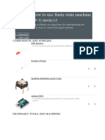 Let's Learn How To Use Finite State Machine With Arduino