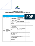 Cronograma de Actividades 02