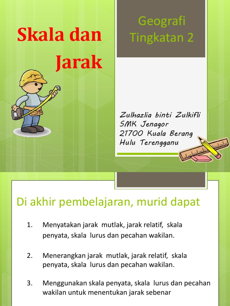 Geo Ting 2 Bab 1 Skala Dan Jarak 2 Pdf