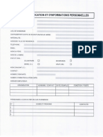 Fiche D'identification Du Personnel