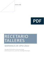 Recetario Talleres