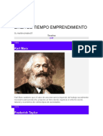 Linea de Tiempo Emprendimiento