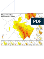 Bicycle Heat Map Montgomery County