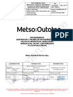 P-Lcs-Op-Mlp-Tri010 Mantención y Prueba de Instrumentación A Valvulas Neumaticas, Moduladas, Hidraulicas, On-Off y Motorizadas - MC