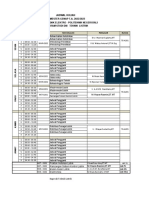 Jadwal SMT 2 (Prodi TL) Th. 2022-2023