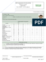 Registo de avaliação do 1o período do 9o ano