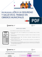 Introducción A La Seguridad y Salud en El Trabajo en Obreros