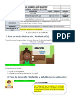 Guía aprendizaje virtual Lenguaje 1° grado