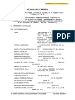 Adicional y deductivo de obra para mejoramiento de sistema de agua potable