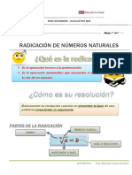 Secundario Matemática Radicación Números Naturales