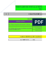 Dimensionado de instalaciones de calefacción y ACS