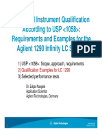 Analytical Instrument Qualification USP 1058 - LHEN Proposal