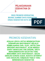 Pedoman Pelaksanaan Promosi Kesehatan Di Puskesmas