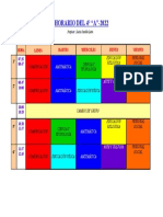 Horario 4 A