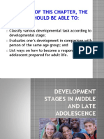 Development Stage in Middle Adolescence