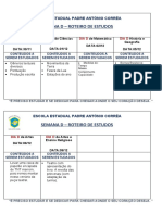 Cronograma Dia D 4º Bimestre