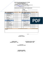 Form Pemeliharaan Lift