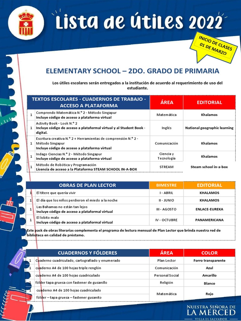 2do. Grado de Primaria | PDF